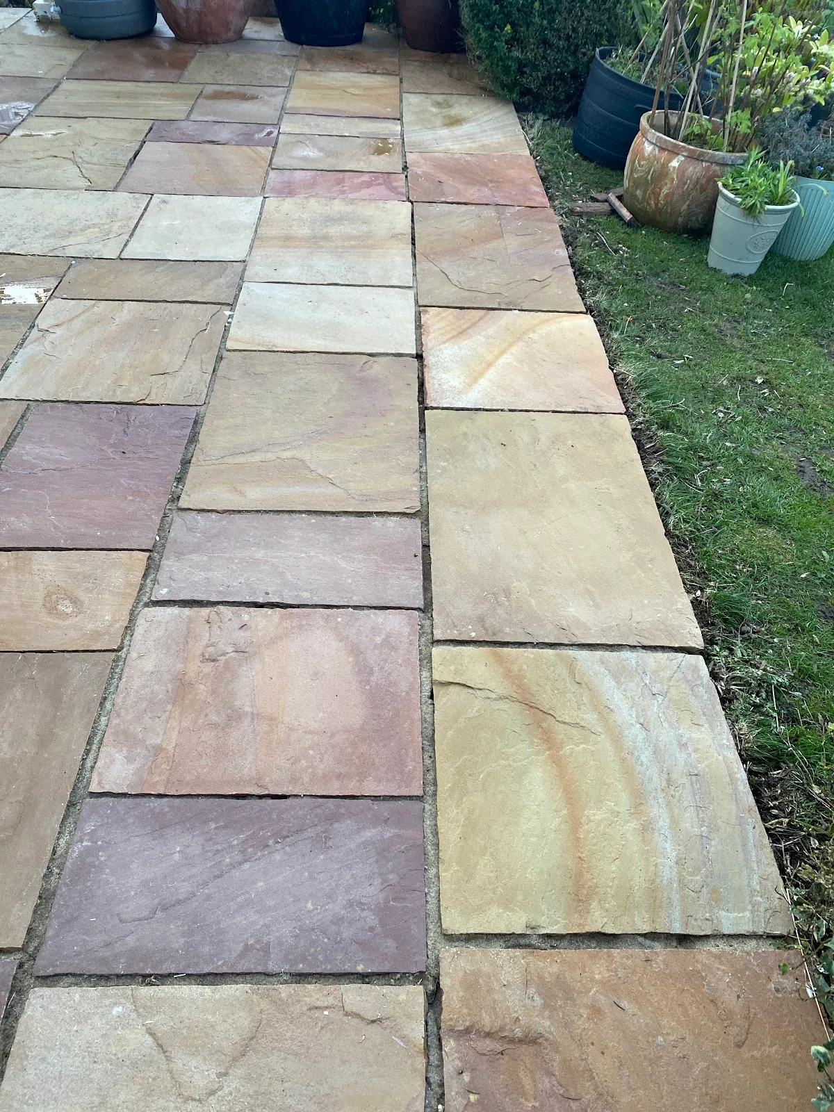 Path and steps after cleaning
