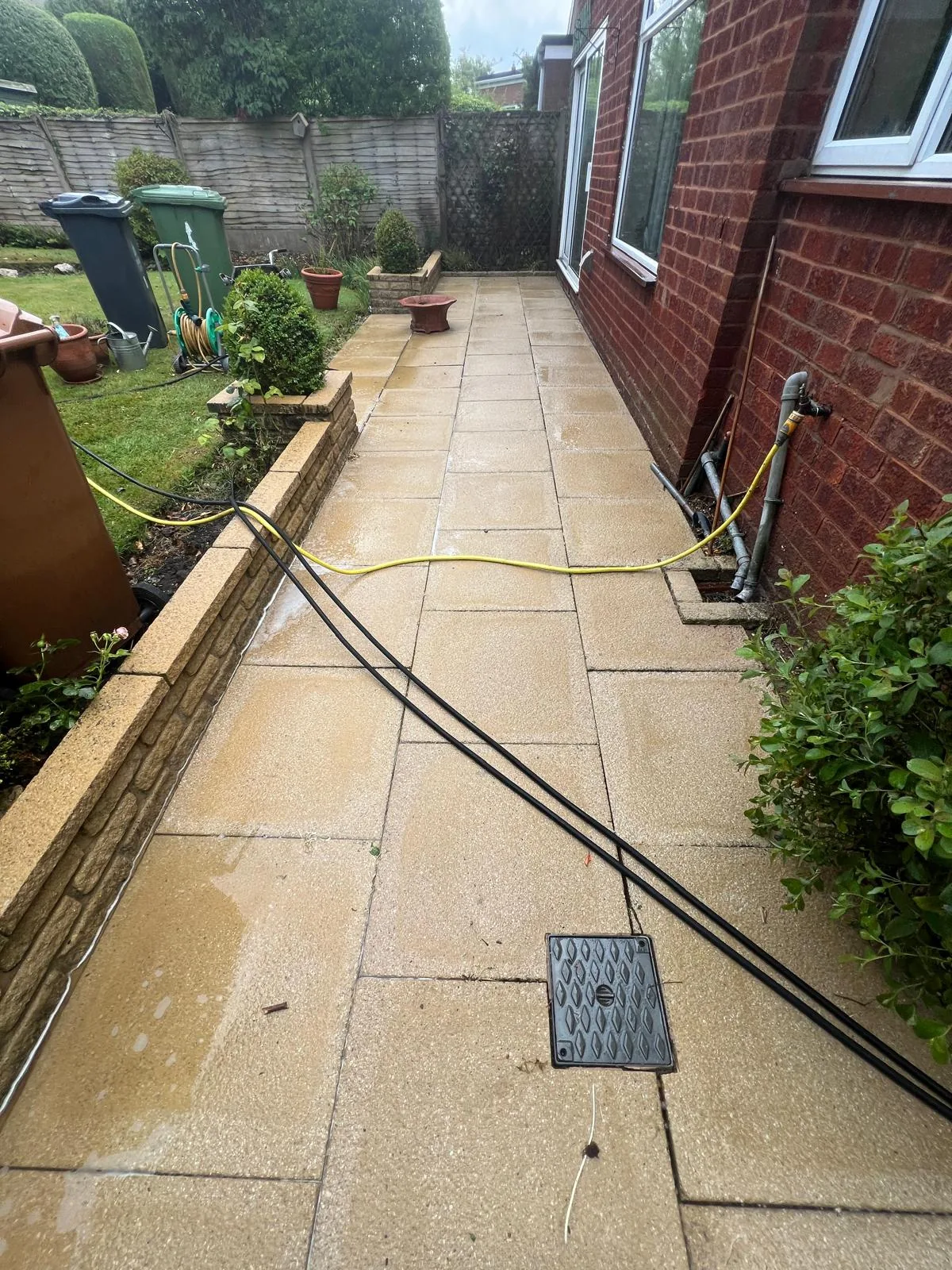 Patio fully restored